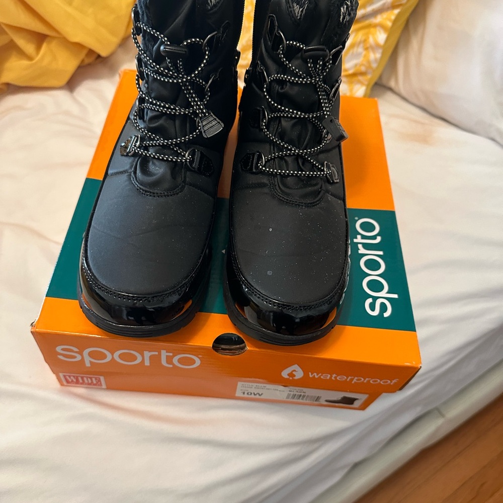 These boots are water proof barely used